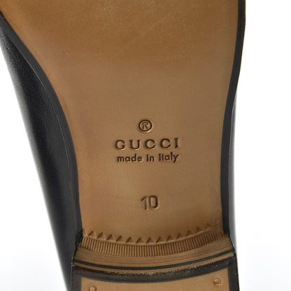 Gucci Goatskin Mens Horsebit Loafers 10 Black 8 of 11