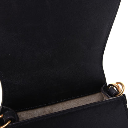 Chloe Calfskin Suede Small Nile Bracelet Bag Black 11 of 14