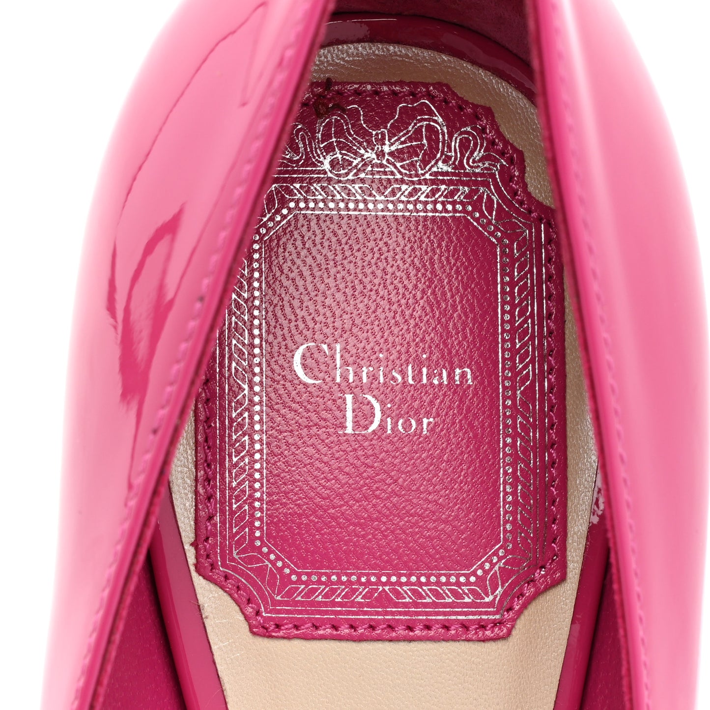 Patent Cherie Pointy Toe 100mm Pumps 36 Fuchsia