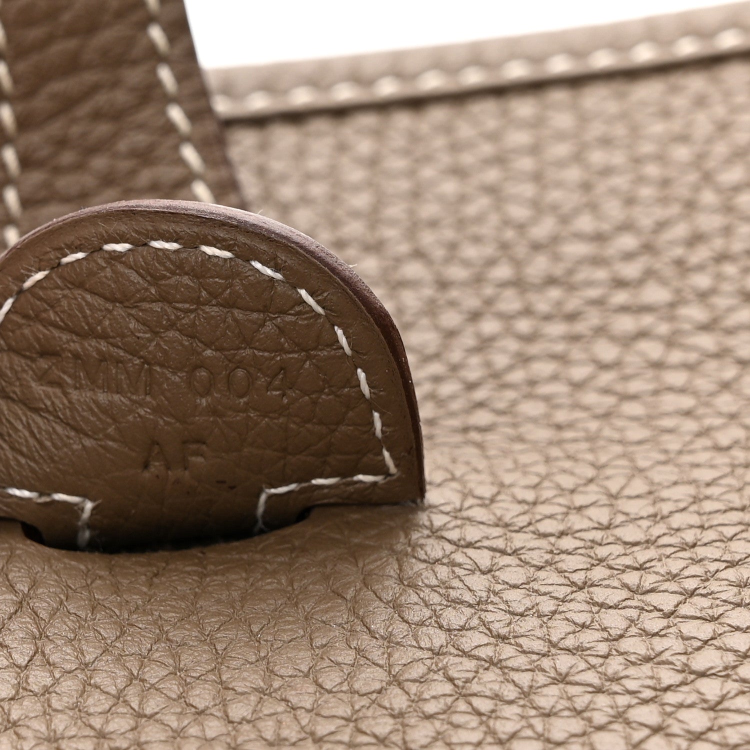 Hermes Taurillon Clemence Evelyne III PM Etoupe 7 of 11