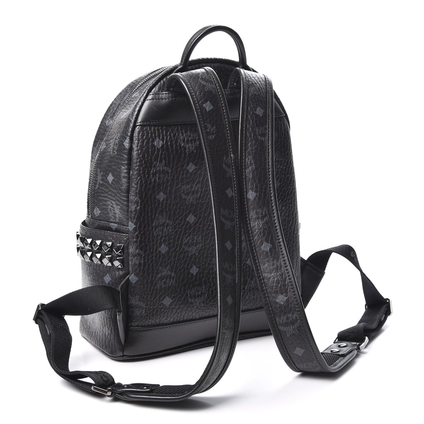 Visetos Small Side Stud Stark Backpack Black