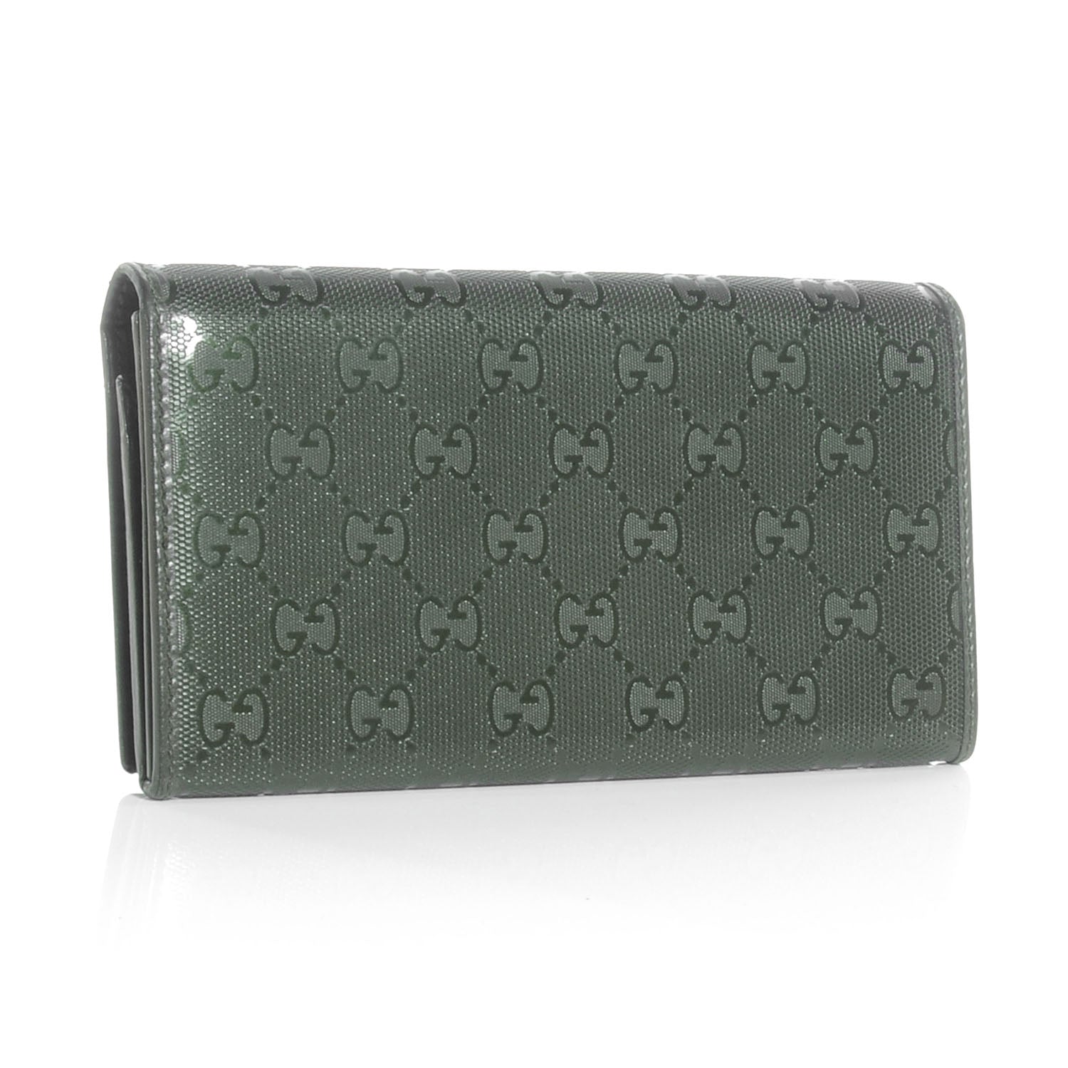 Gucci Imprime Monogram Long Wallet Military 3 of 7