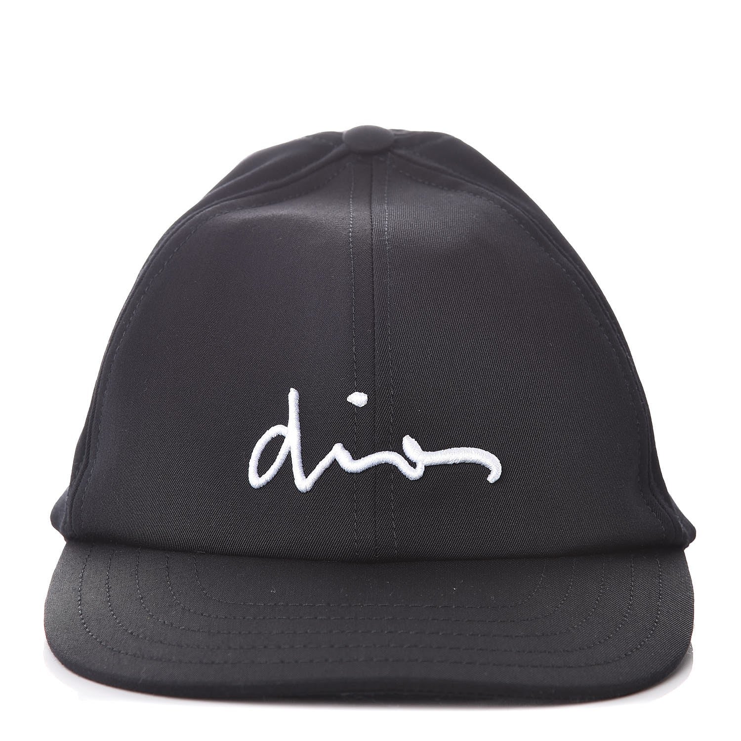 Christian Dior HOMME Wool Logo Baseball Hat M Black 3 of 8