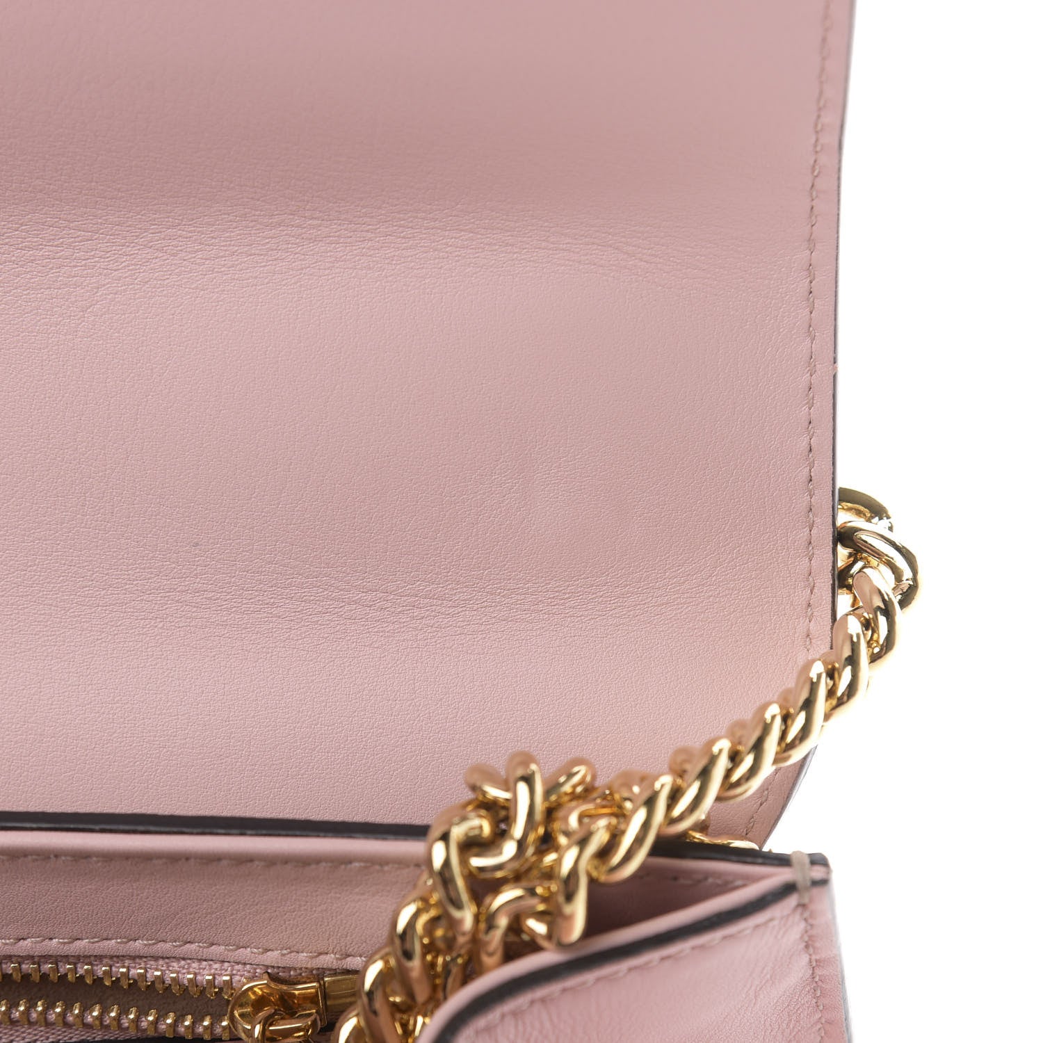 Gucci GG Supreme Monogram Calfskin Medium Padlock Shoulder Bag Beige Perfect Pink 14 of 14