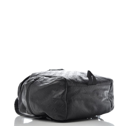 Louis Vuitton Calfskin Monogram Shadow Discovery Backpack Black 4 of 9