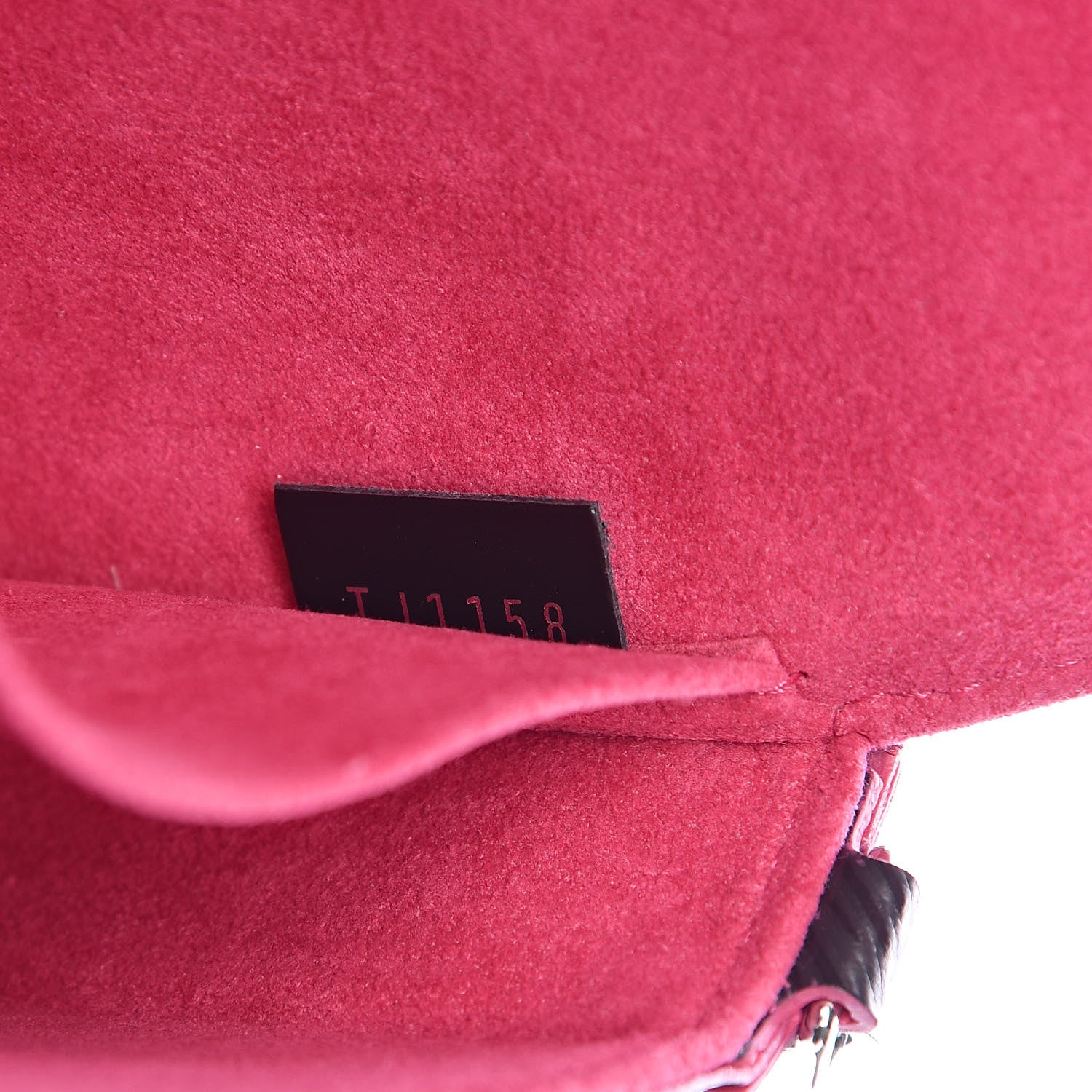 Louis Vuitton Epi Pochette Felicie Black Hot Pink 7 of 9