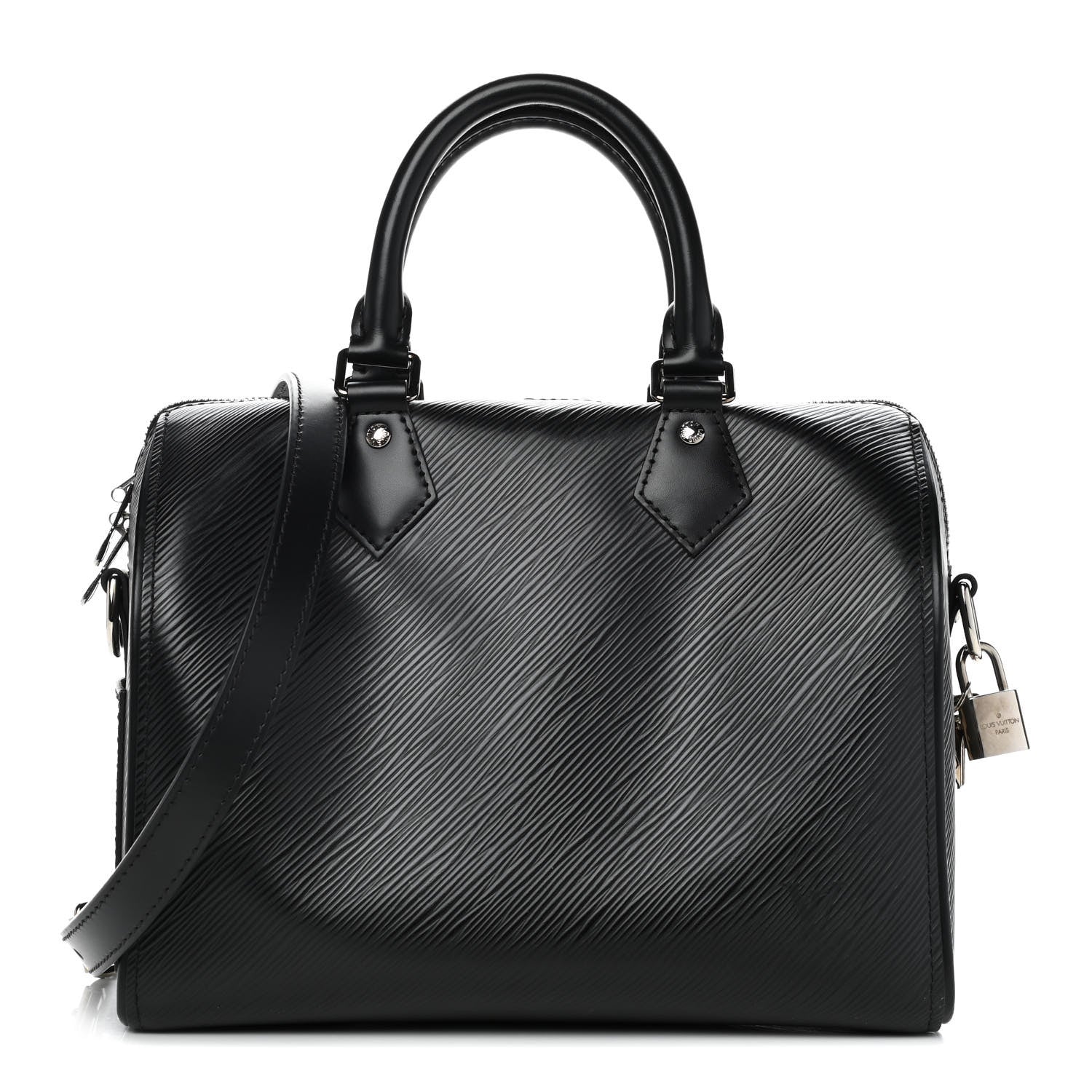 Louis Vuitton Epi Speedy Bandouliere 25 Black 1 of 12