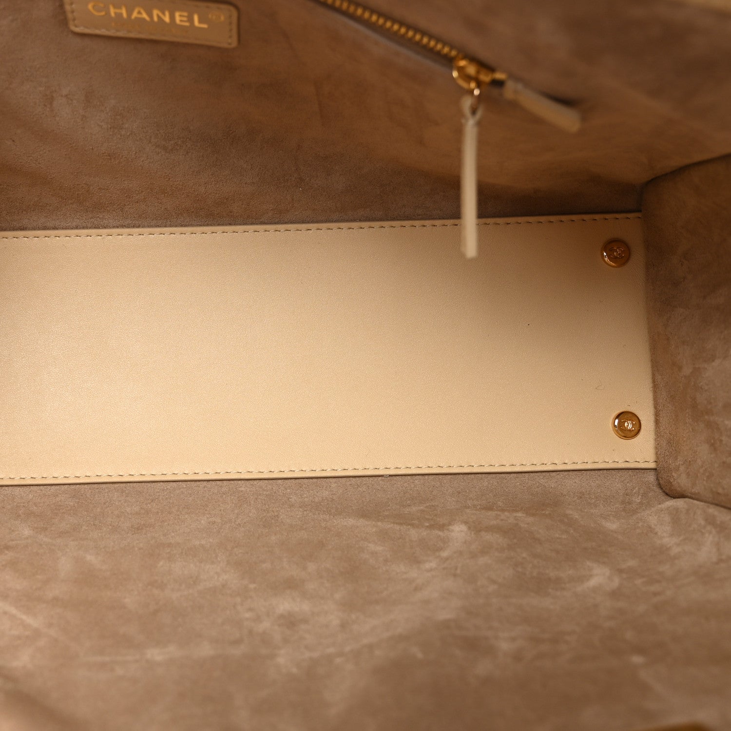 Chanel Calfskin Archetype Small Shopping Tote Beige 5 of 10