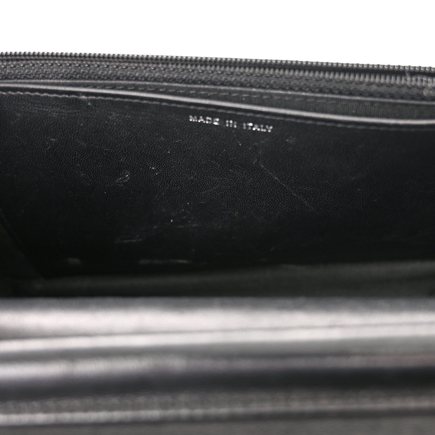Chanel Lambskin Quilted Boy Wallet On Chain WOC Black 12 of 17