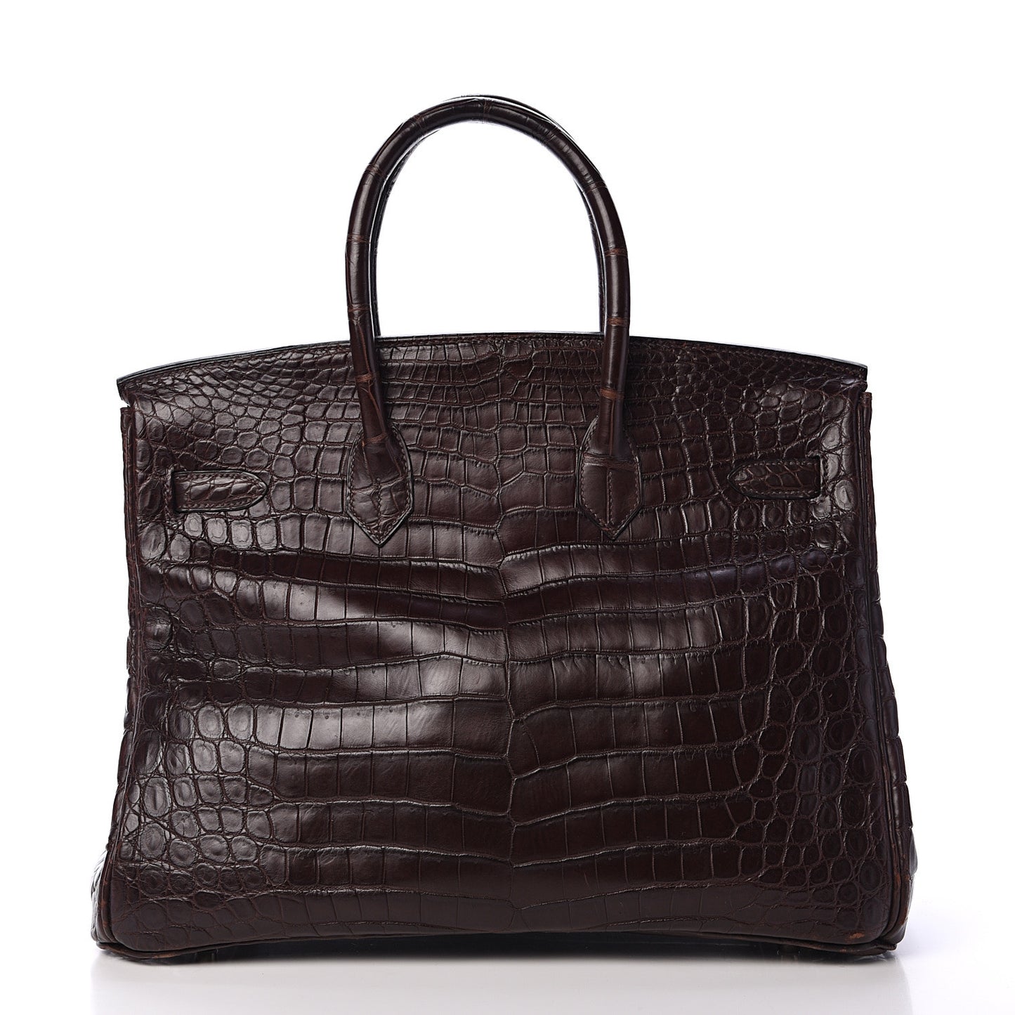 Matte Crocodile Birkin 35 Chocolate