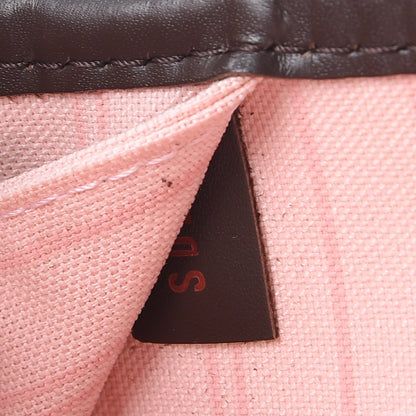 Louis Vuitton Damier Ebene Neo Neverfull MM Rose Ballerine 11 of 16