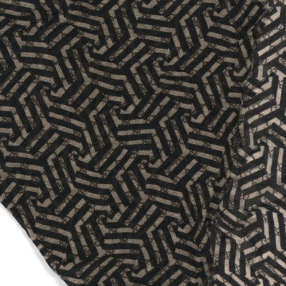Gucci Modal Silk Monogram Mokki Square Scarf Rope Black 3 of 3