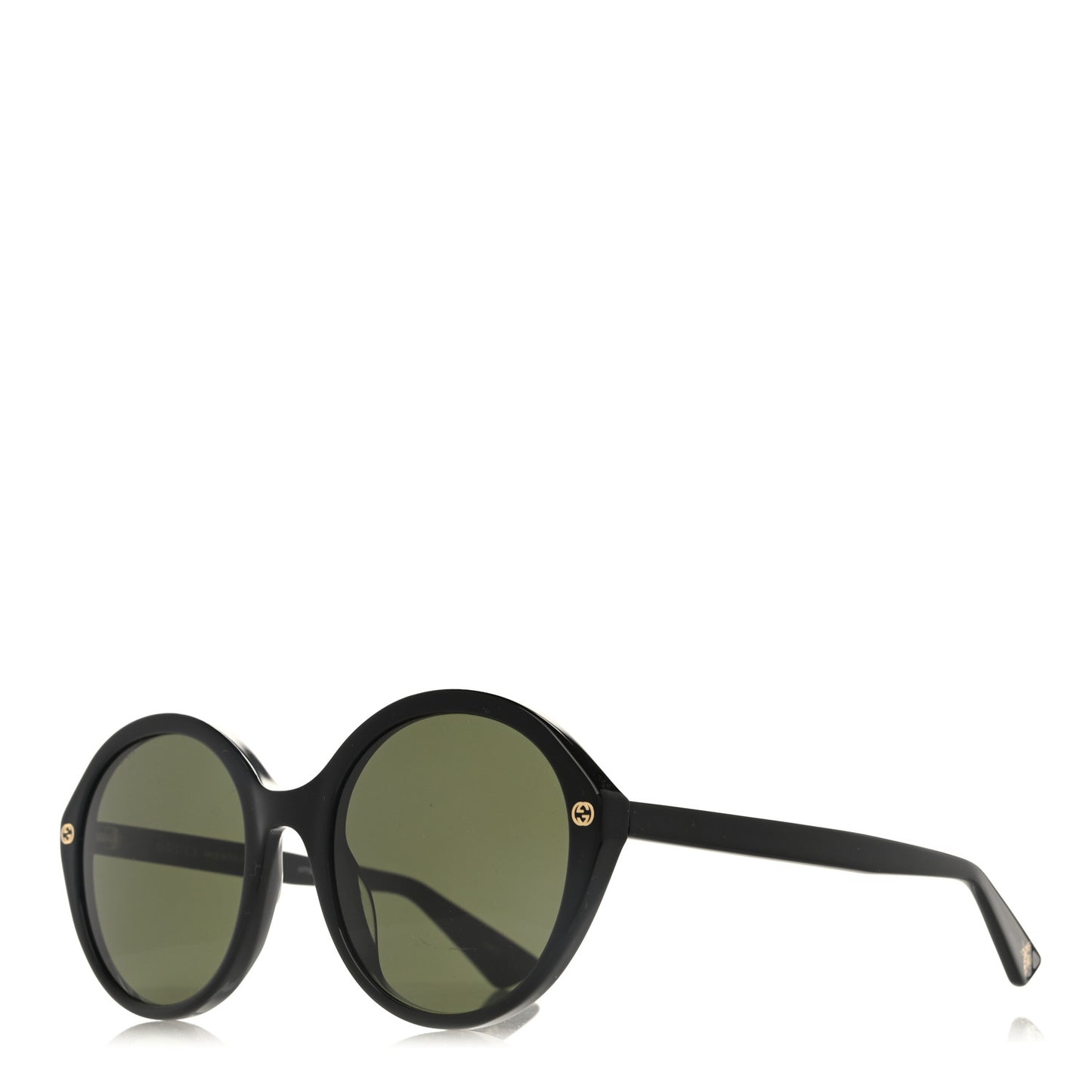 Acetate Round Sunglasses GG0023S Black