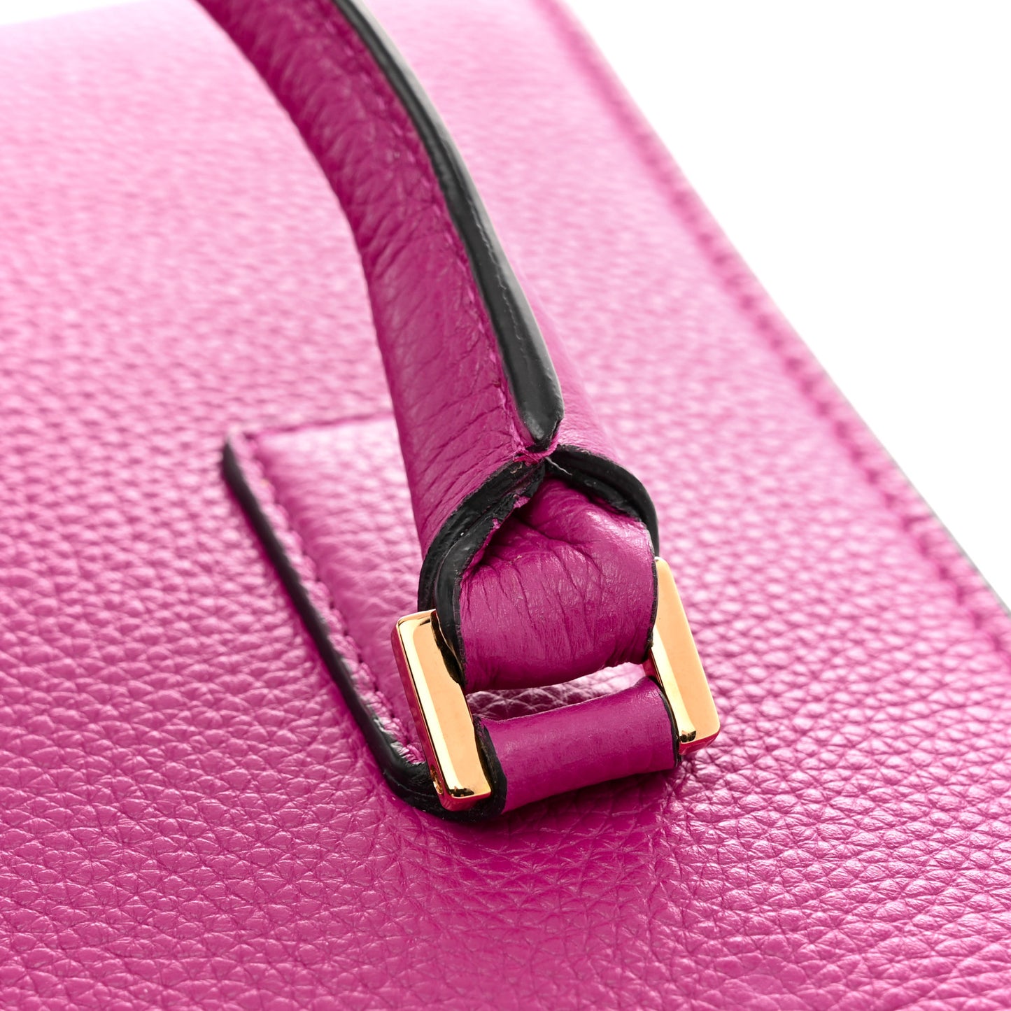 Grainy Calfskin Virtus Top Handle Tote Pink Light Pink