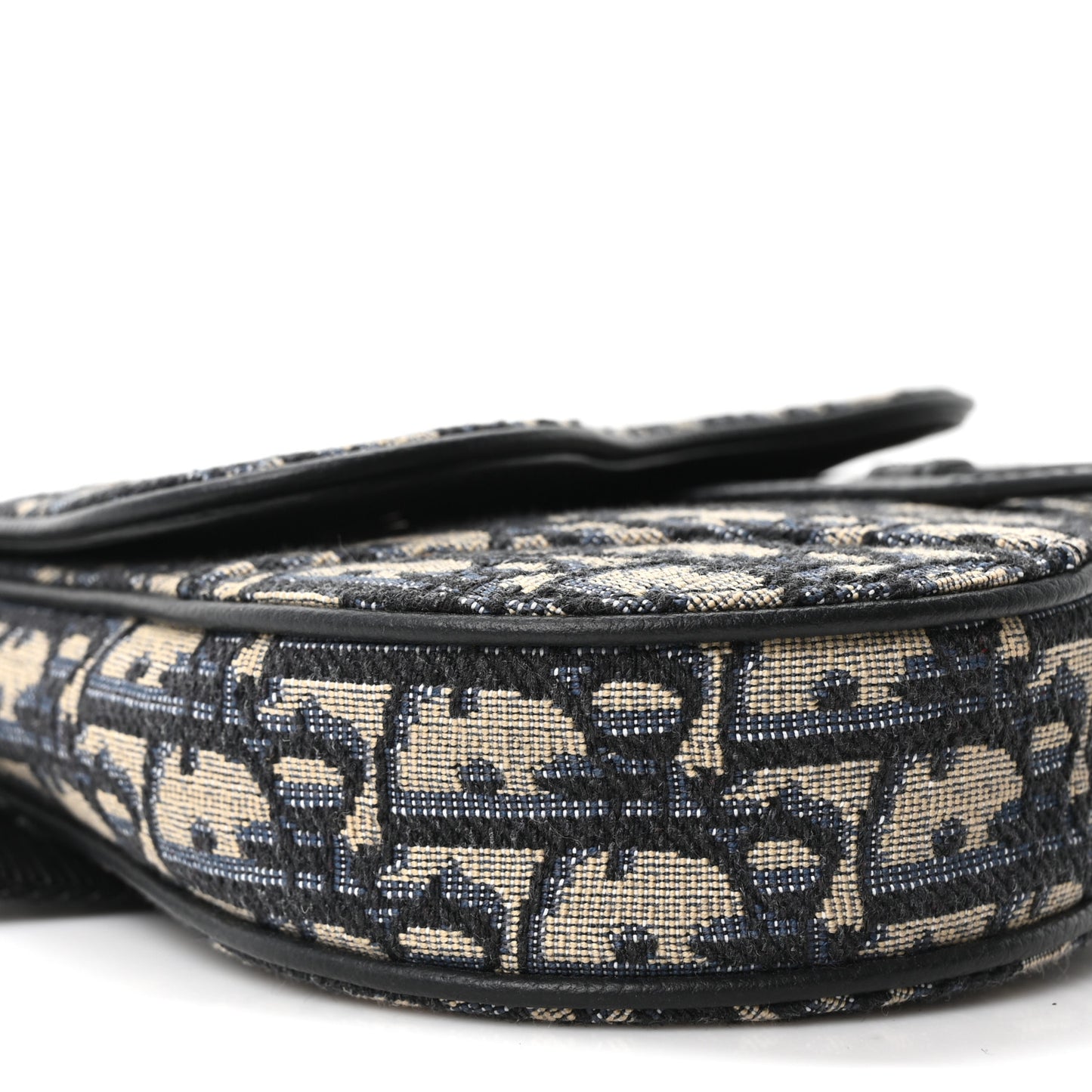 Oblique Mini Saddle Belt Bag Blue