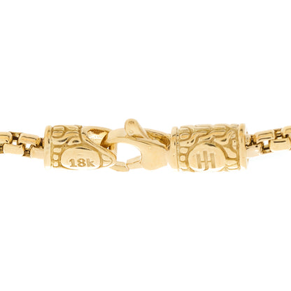 John Hardy 18K Yellow Gold Diamond Ruby Legends Naga Station Bracelet 4 of 4