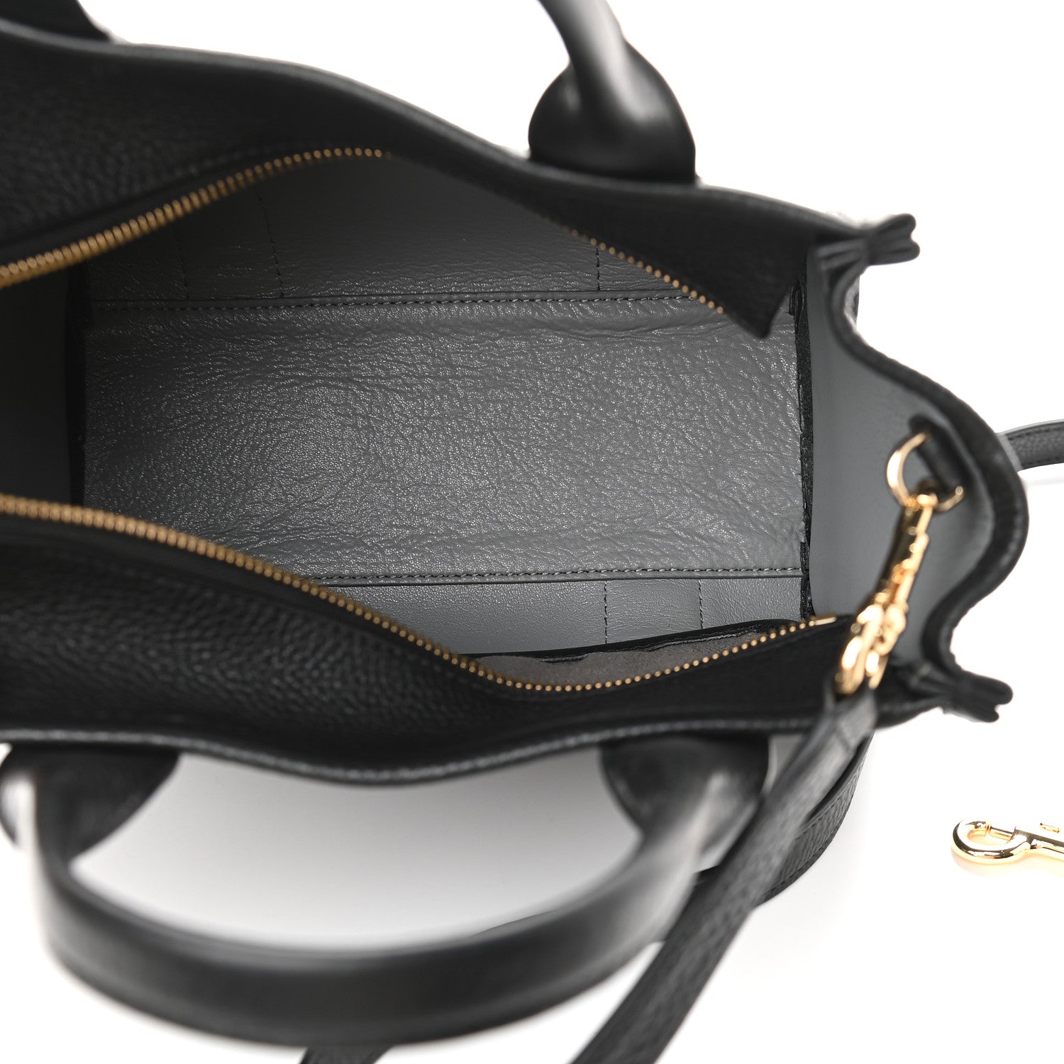 Marc Jacobs Grained Calfskin Small The Tote Bag Black 5 of 10