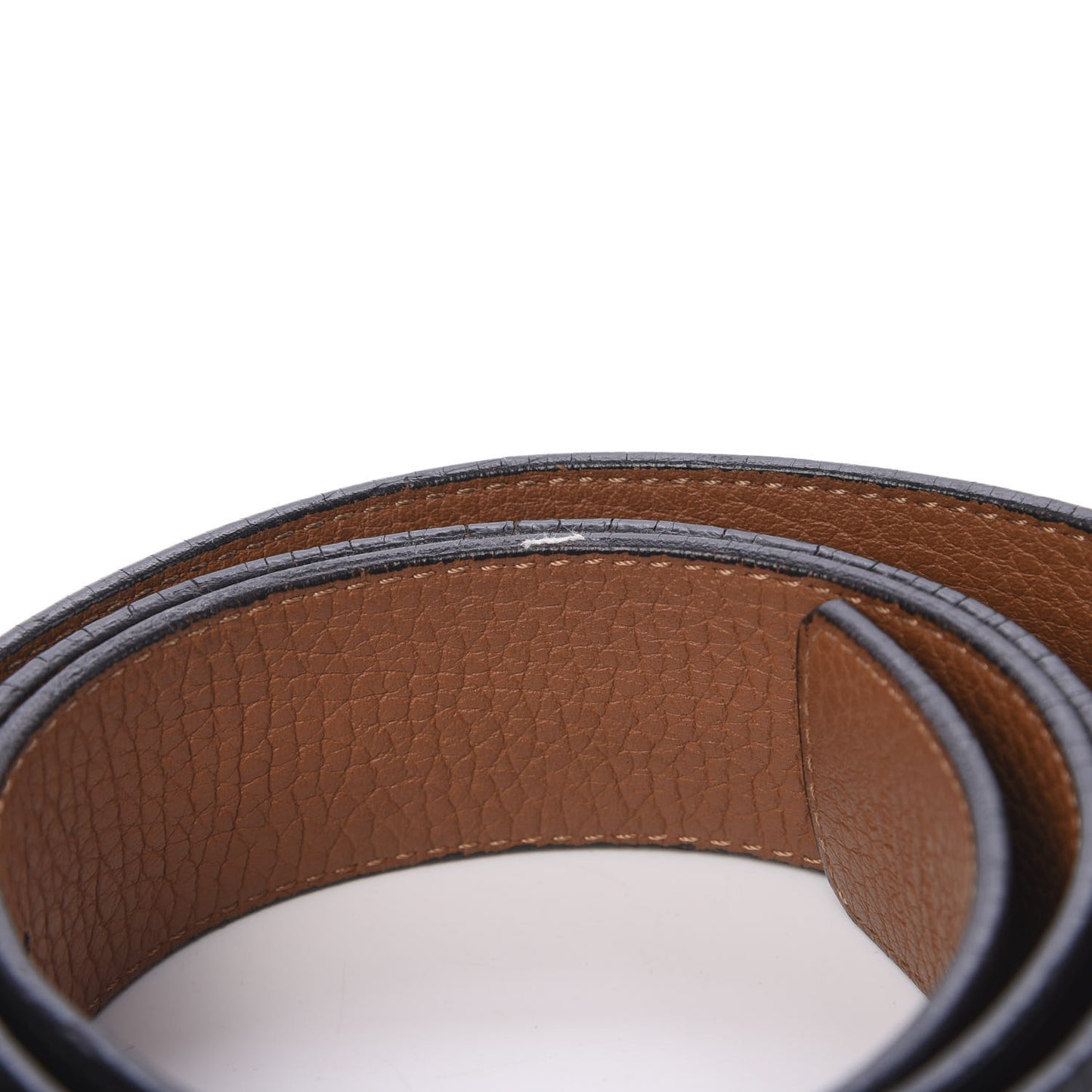 Taurillon Calfskin 30mm LV Initiales Reversible Belt 90 36 Black