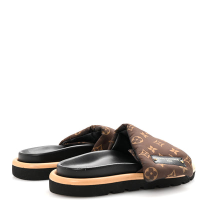 Louis Vuitton Nylon Monogram Pool Pillow Comfort Mule 39 Cacao Brown 5 of 9
