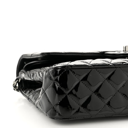 Chanel Patent Quilted Medium Double Flap Black 9 of 10