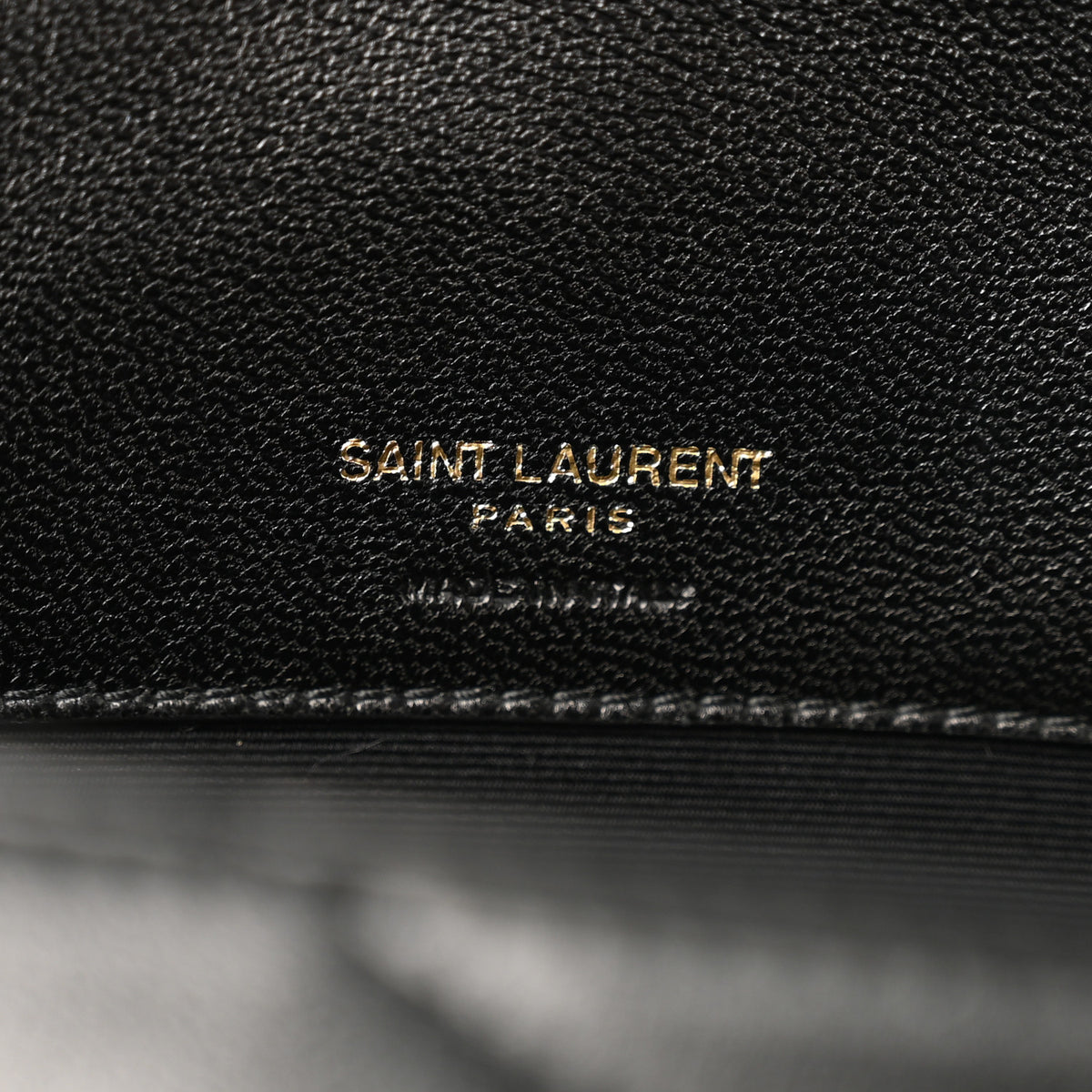 Saint Laurent Lambskin Matelasse Chevron Medium Loulou Black 6 of 9