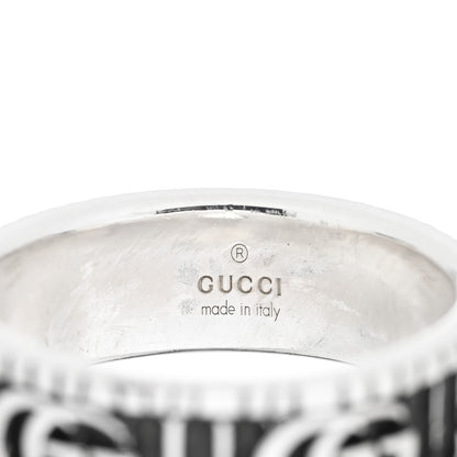 Gucci Sterling Silver Double G Band Ring 65 11 4 of 4
