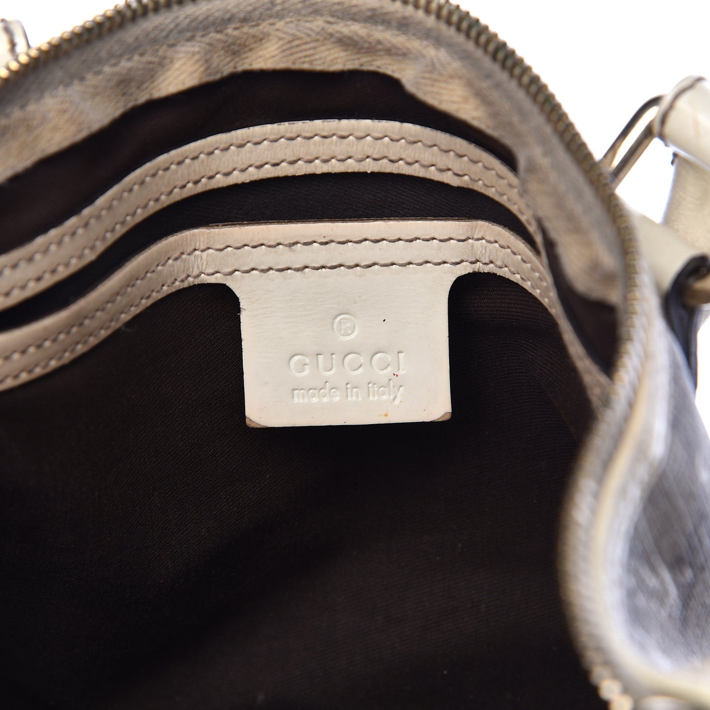 GG Plus Monogram Medium Joy Boston Off White