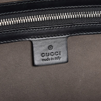 Gucci Guccissima Signature Large Duffle Black 6 of 7