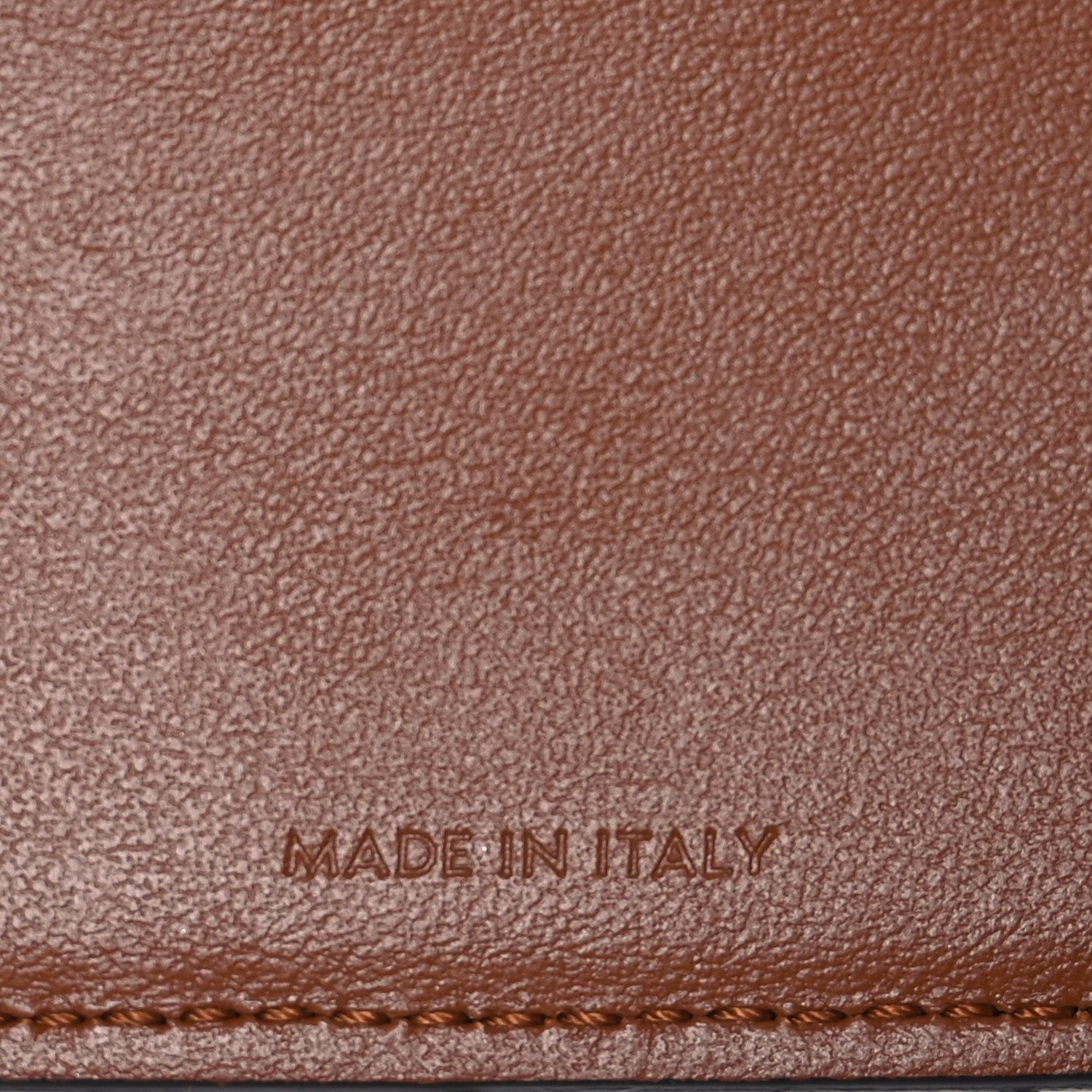 Celine Shiny Smooth Lambskin Small Triomphe Wallet Tan 10 of 16