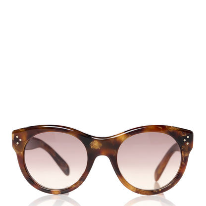 Celine Acetate Cat Eye Sunglasses CL401701 Tortoise 2 of 7