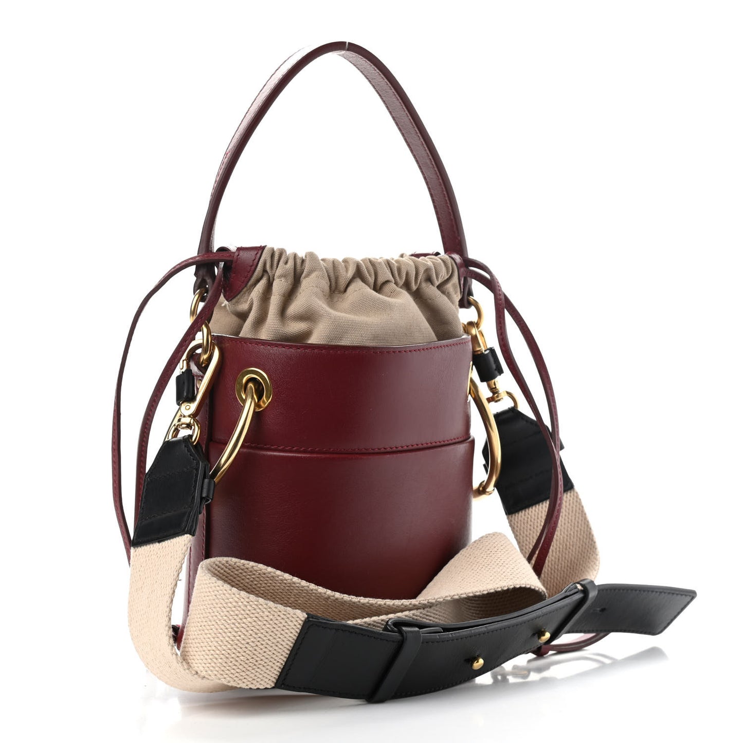 Smooth Calfskin Roy Bucket Bag Plum Purple