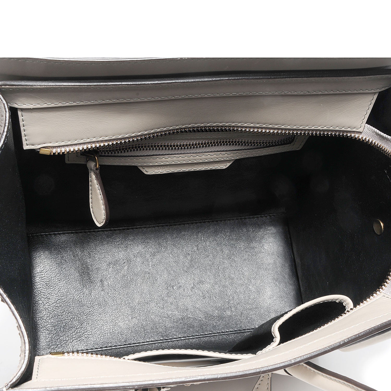 Celine Python Smooth Calfskin Micro Luggage Pearl 8 of 8