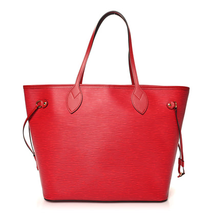 Louis Vuitton Epi Monogram Neverfull MM Castillan Red 1 of 11