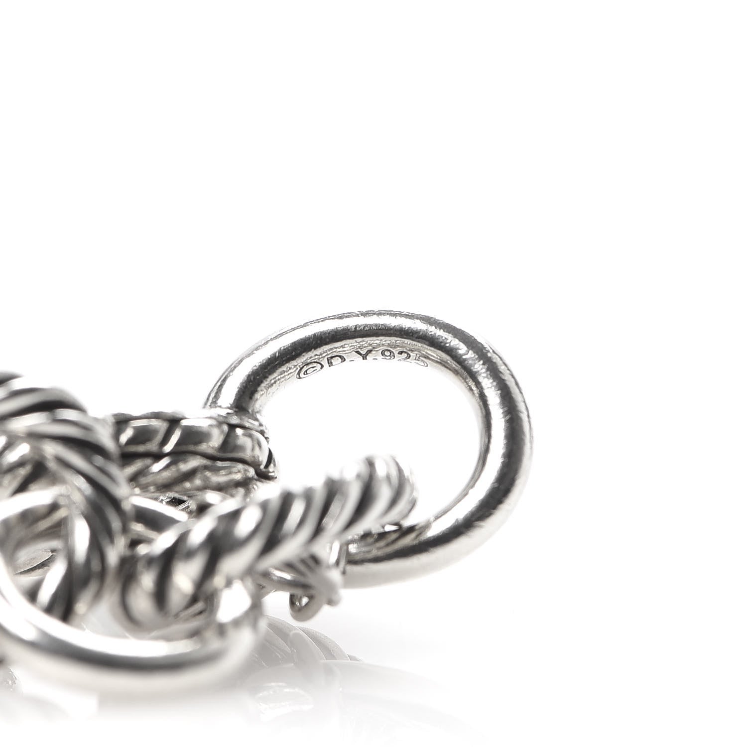 David Yurman Sterling Silver 12mm Large Oval Link Bracelet 4 of 4