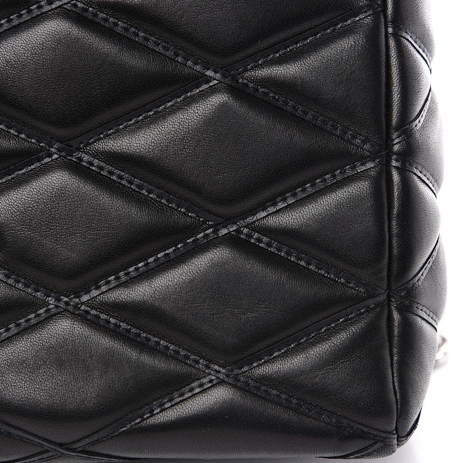 Louis Vuitton Lambskin Malletage GO-14 MM Black 7 of 13