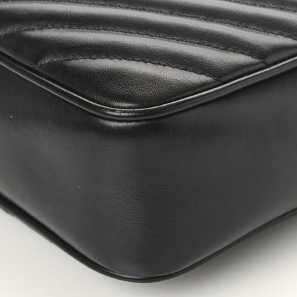 Saint Laurent Calfskin Matelasse Monogram Lou Camera Bag Black 8 of 8