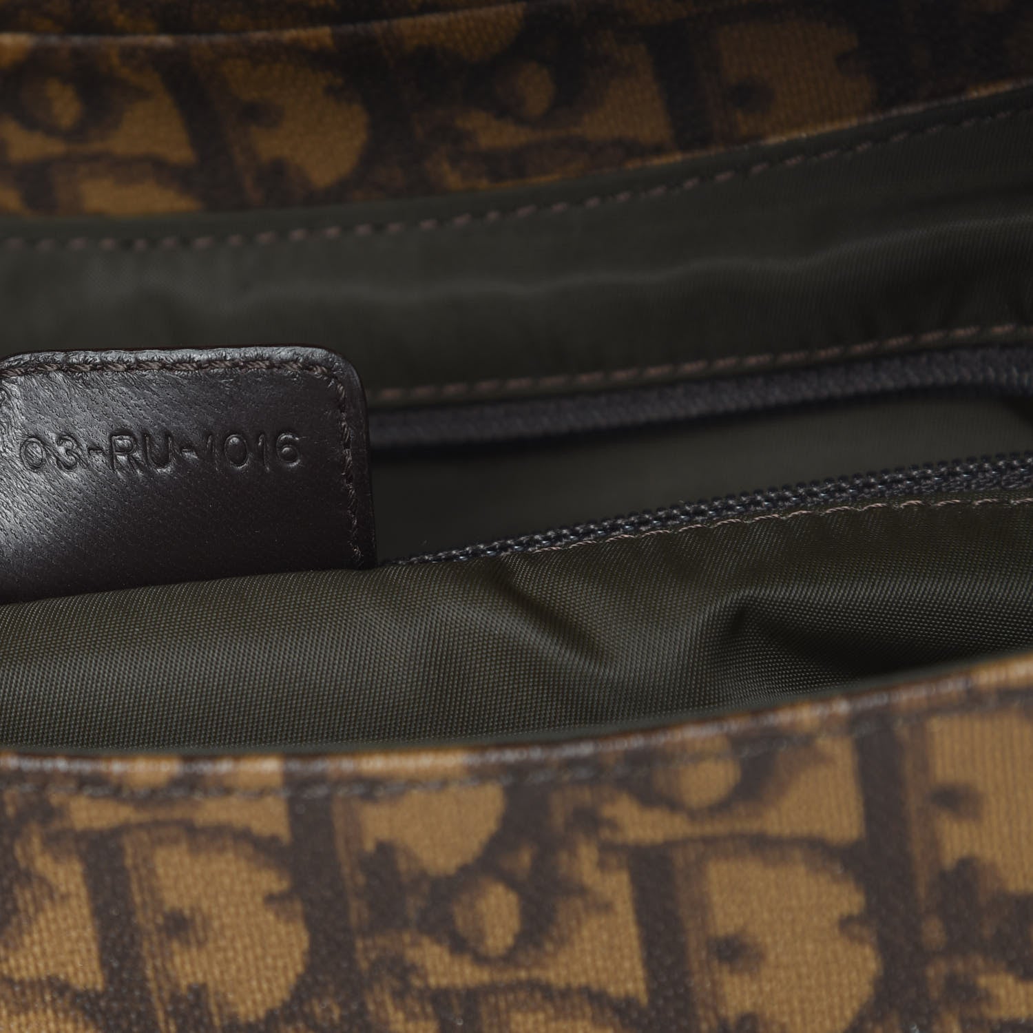 Christian Dior Monogram Romantique Trotter Bag Brown 7 of 18