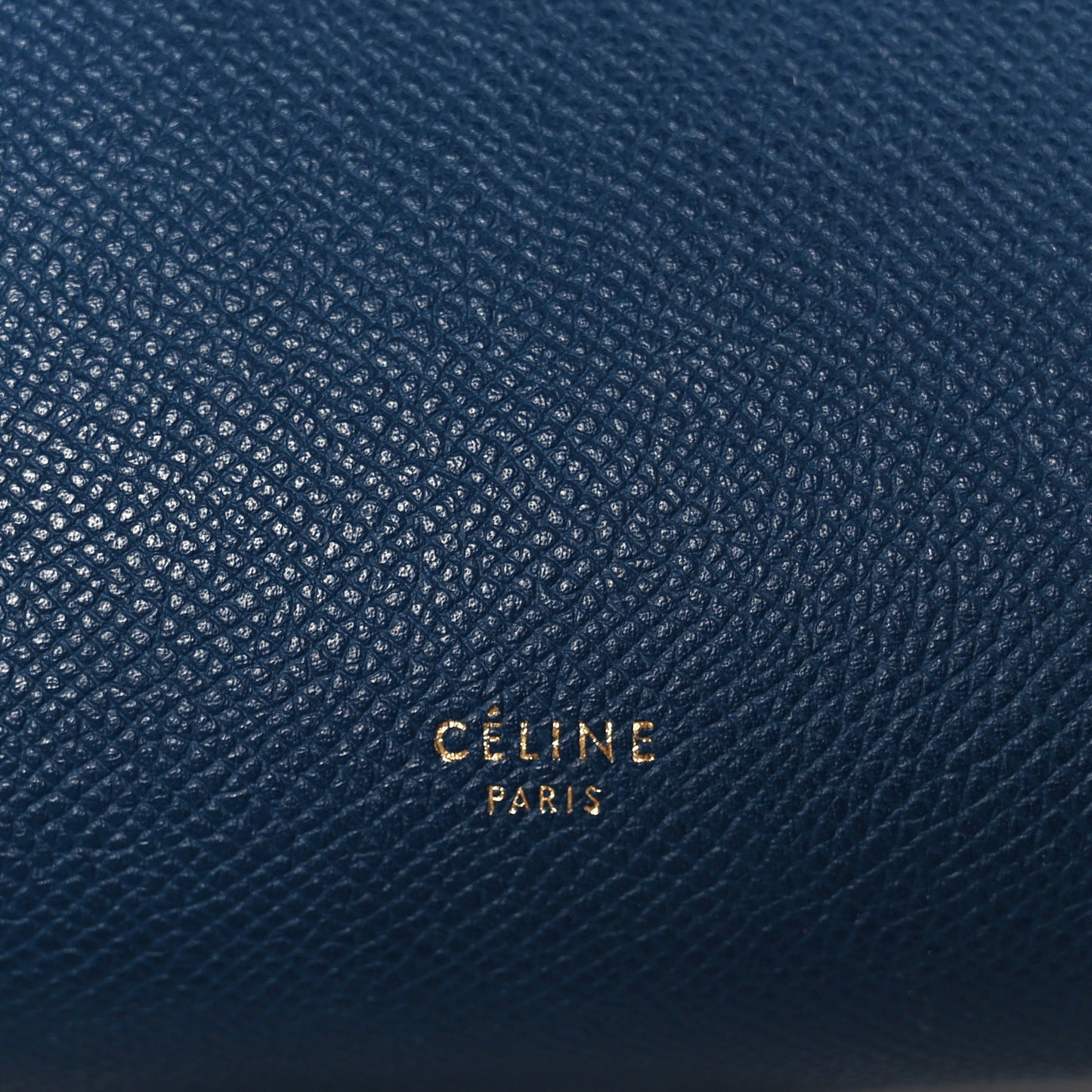 Grained Calfskin Mini Belt Bag Indigo