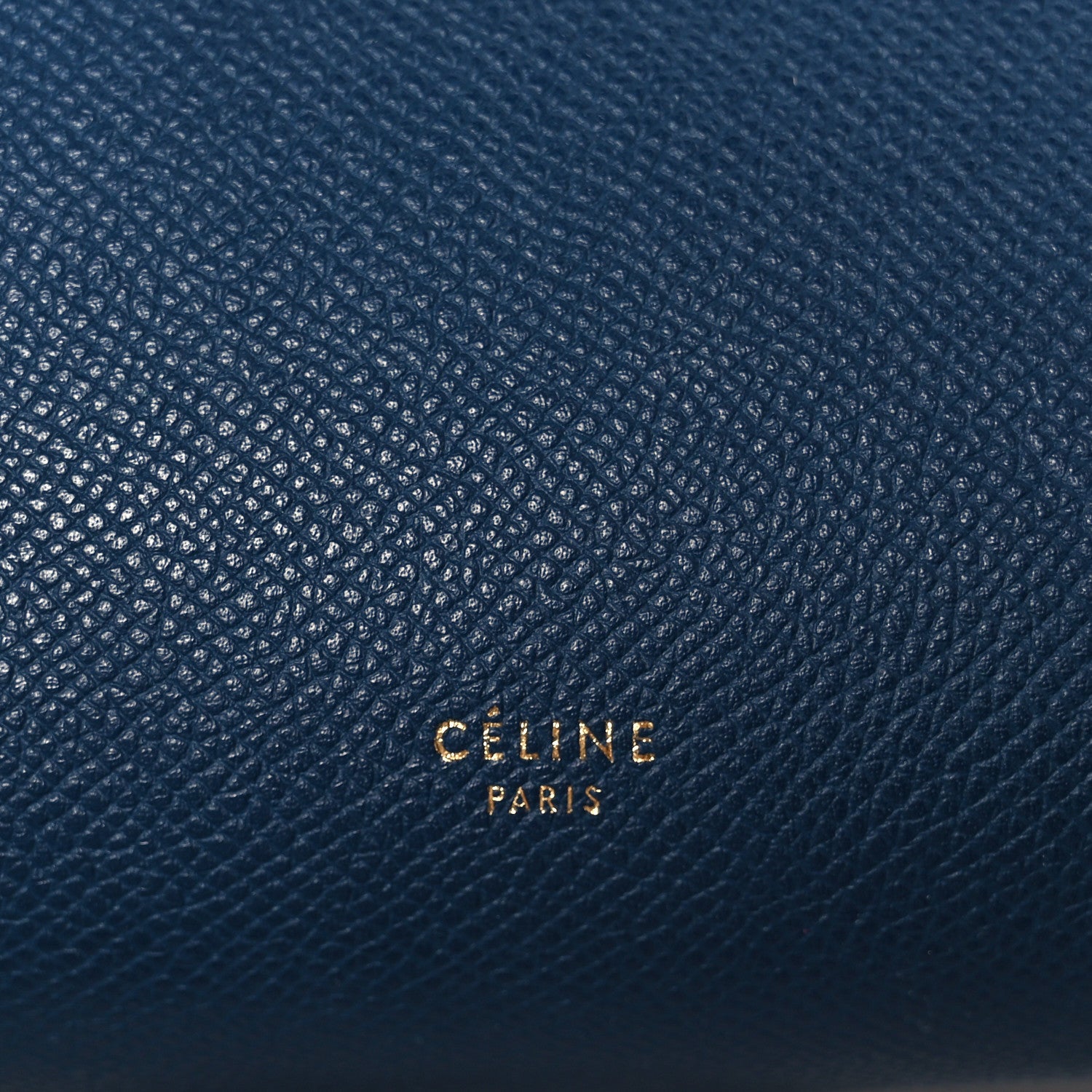 Celine Grained Calfskin Mini Belt Bag Indigo 7 of 11