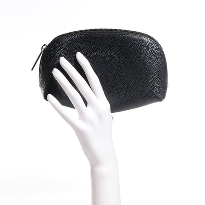 Chanel Caviar CC Cosmetic Pouch Black 2 of 7