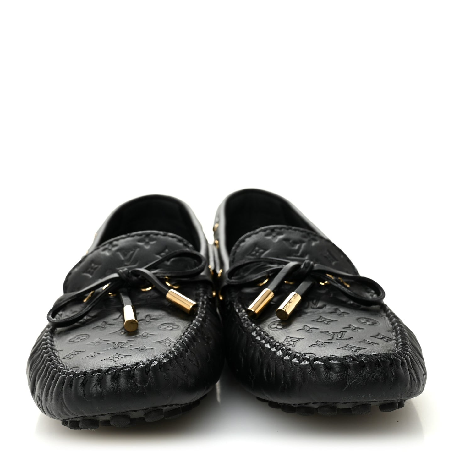Empreinte Monogram Gloria Flat Loafers 40 Black