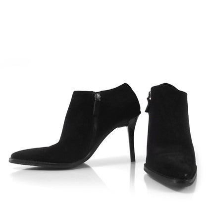 Gucci Suede Ankle Boots 8 Black 1 of 6
