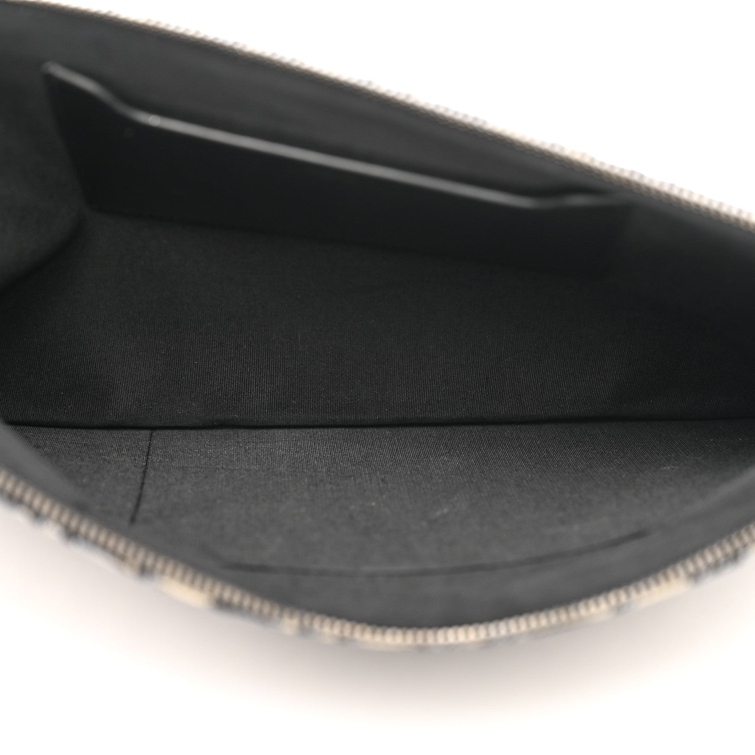 Christian Dior Oblique A4 Flat Pouch Clutch Blue 5 of 16
