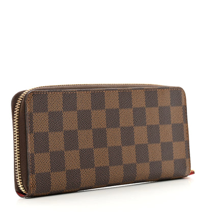 Louis Vuitton Damier Ebene Clemence Wallet Cherry 3 of 6