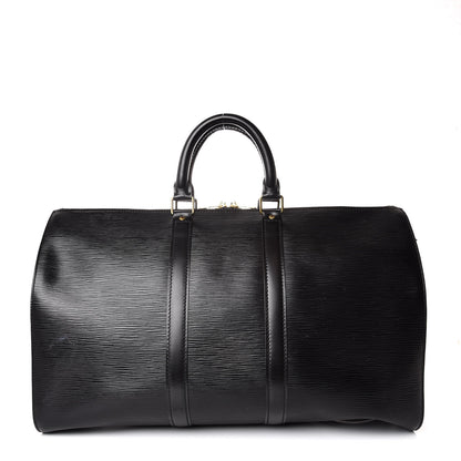 Louis Vuitton Epi Keepall 45 Black 1 of 14