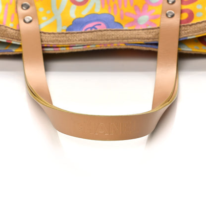 Chanel Canvas Printed Tote Multicolor 8 of 14