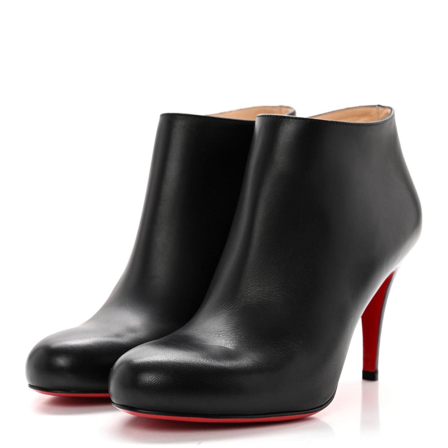 Calfskin Belle 85 Ankle Boots 35.5 Black