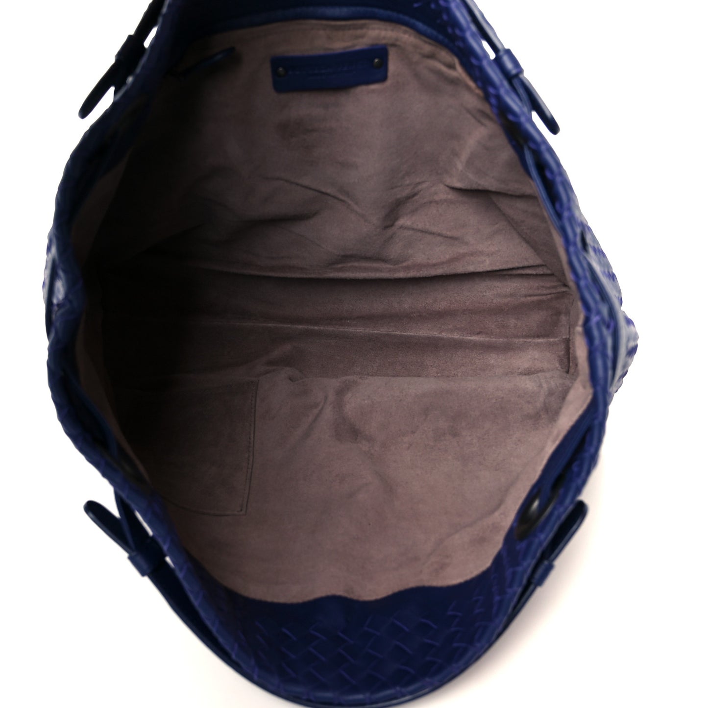 Nappa Intrecciato Medium Garda Bag Pacific