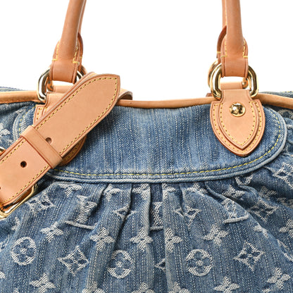 Louis Vuitton Denim Neo Cabby MM Blue 7 of 9