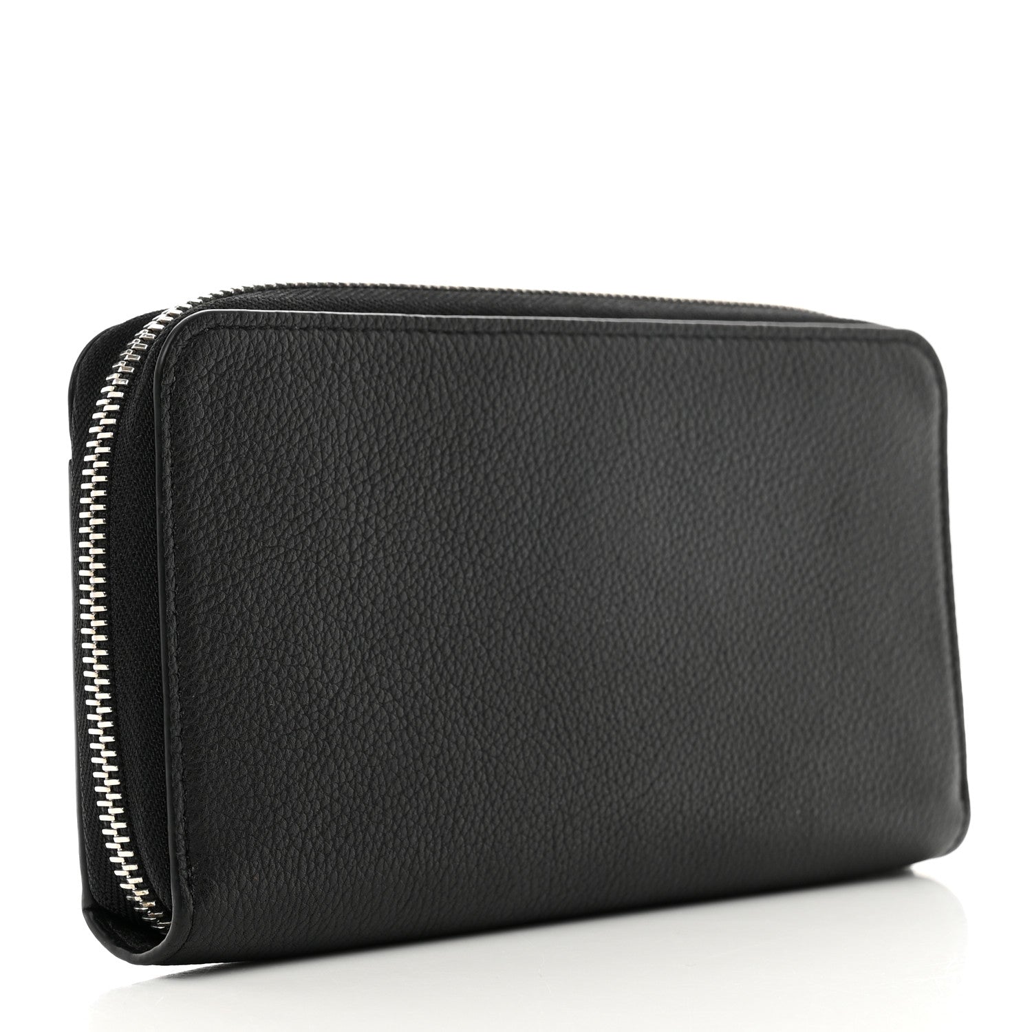 Louis Vuitton Calfskin Zippy Lockme Wallet Black 3 of 6